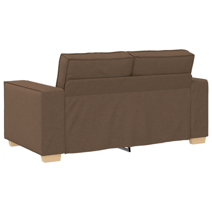3 Personers Sofasæt Med Puder Brun Stof
