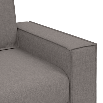 3-Delt Sofagruppe Med Puder I Taupe Stof