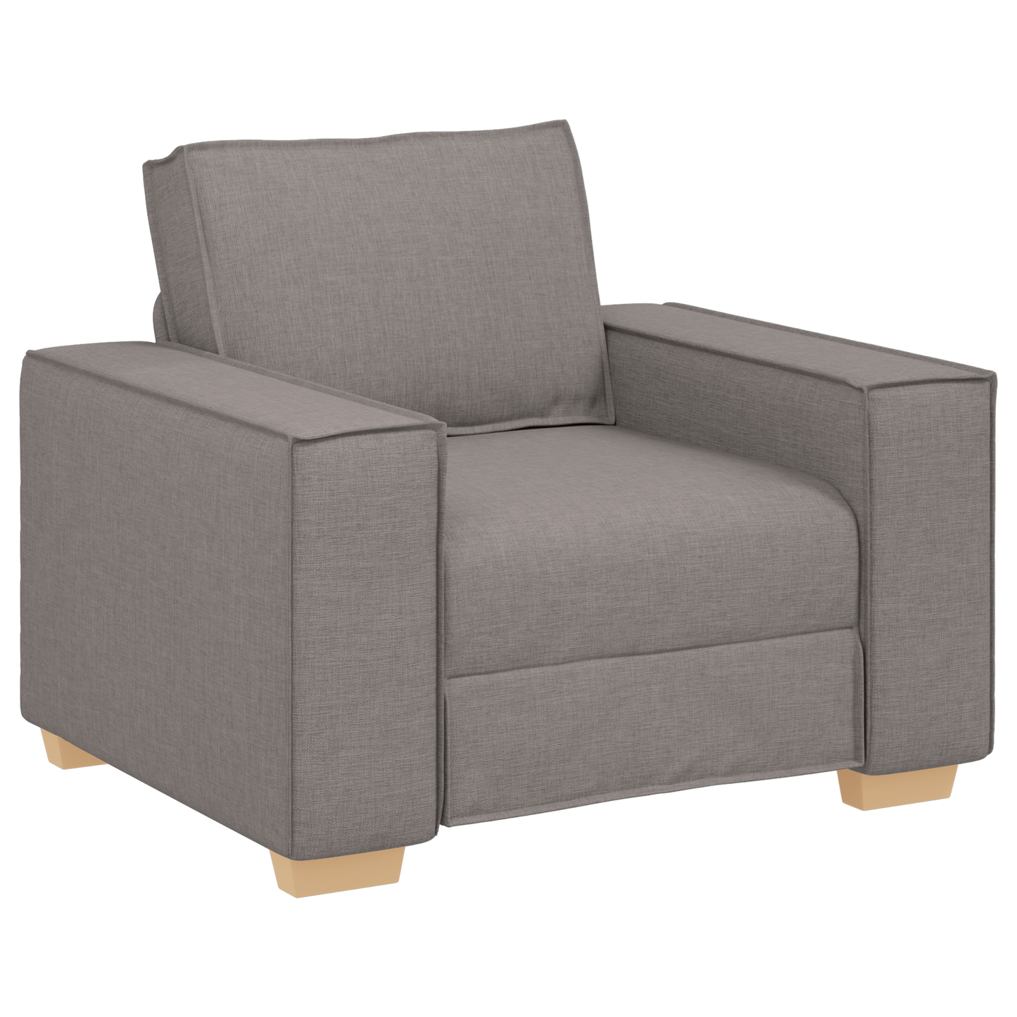 3-Delt Sofagruppe Med Puder I Taupe Stof