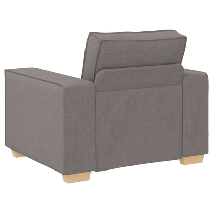 3-Delt Sofagruppe Med Puder I Taupe Stof