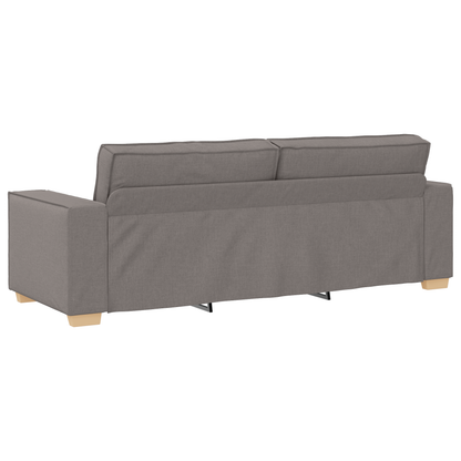 3-Delt Sofagruppe Med Puder I Taupe Stof
