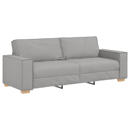 3-Stykke Sofasæt Med Puder I Skygrå Stof