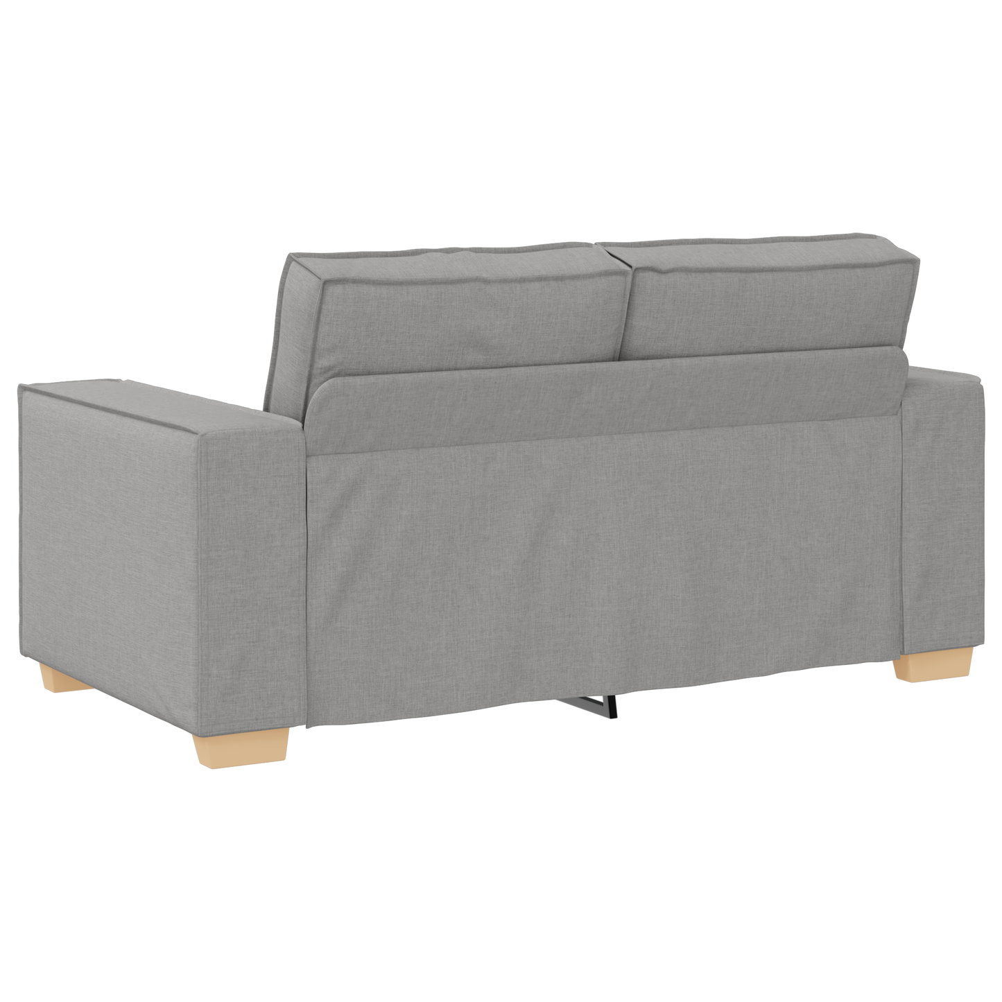 3-Stykke Sofasæt Med Puder I Skygrå Stof