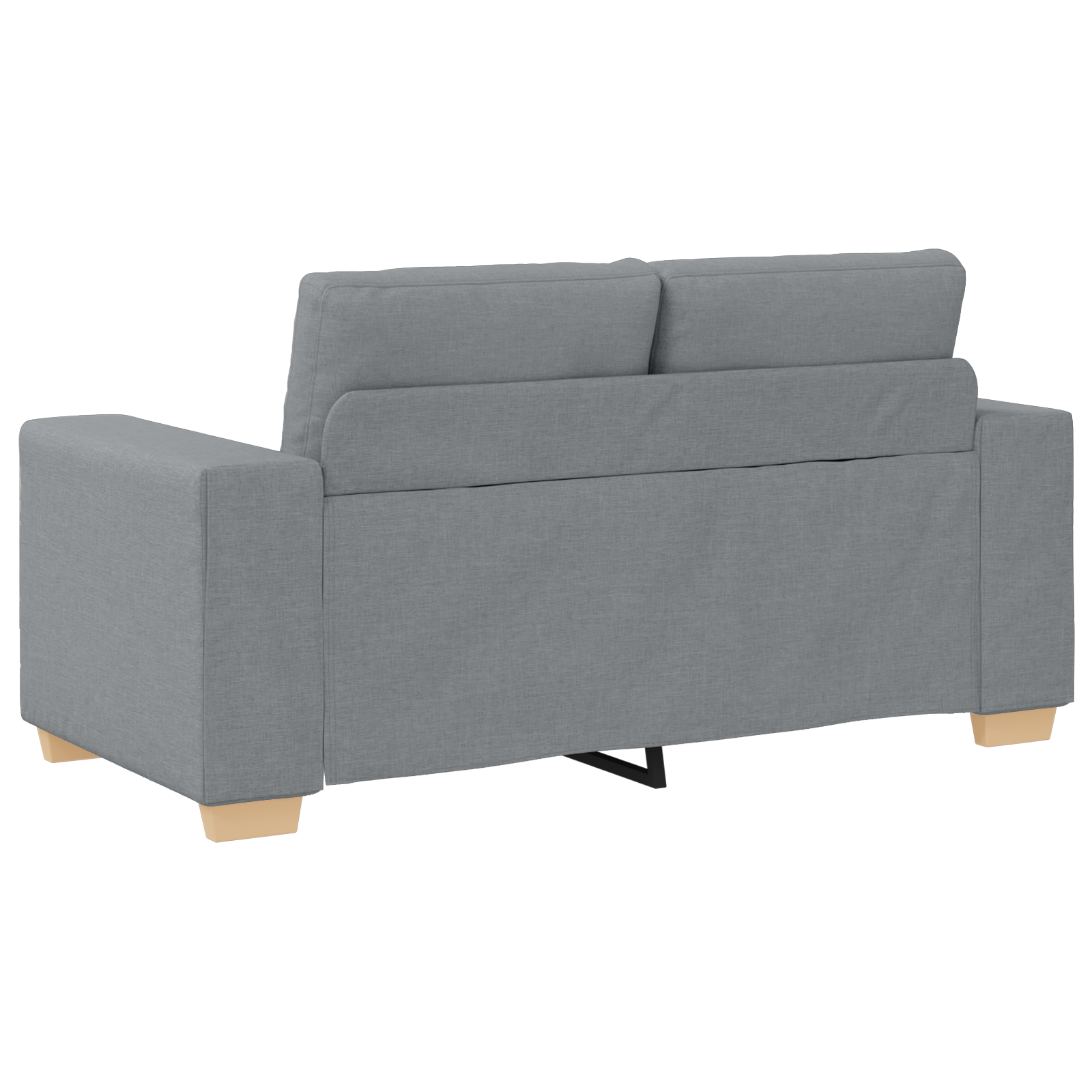 3-delt Sofa Sæt med Puder Lys Grå Stof - billede 8