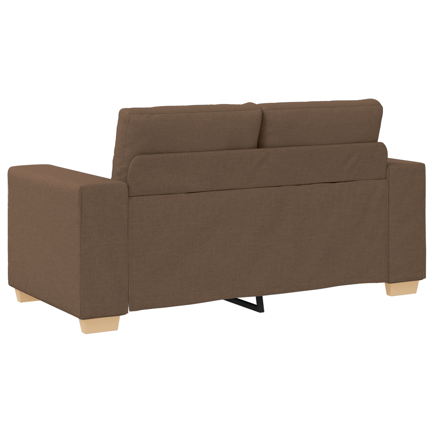 3-Delt Sofasæt Med Puder I Brun Stof