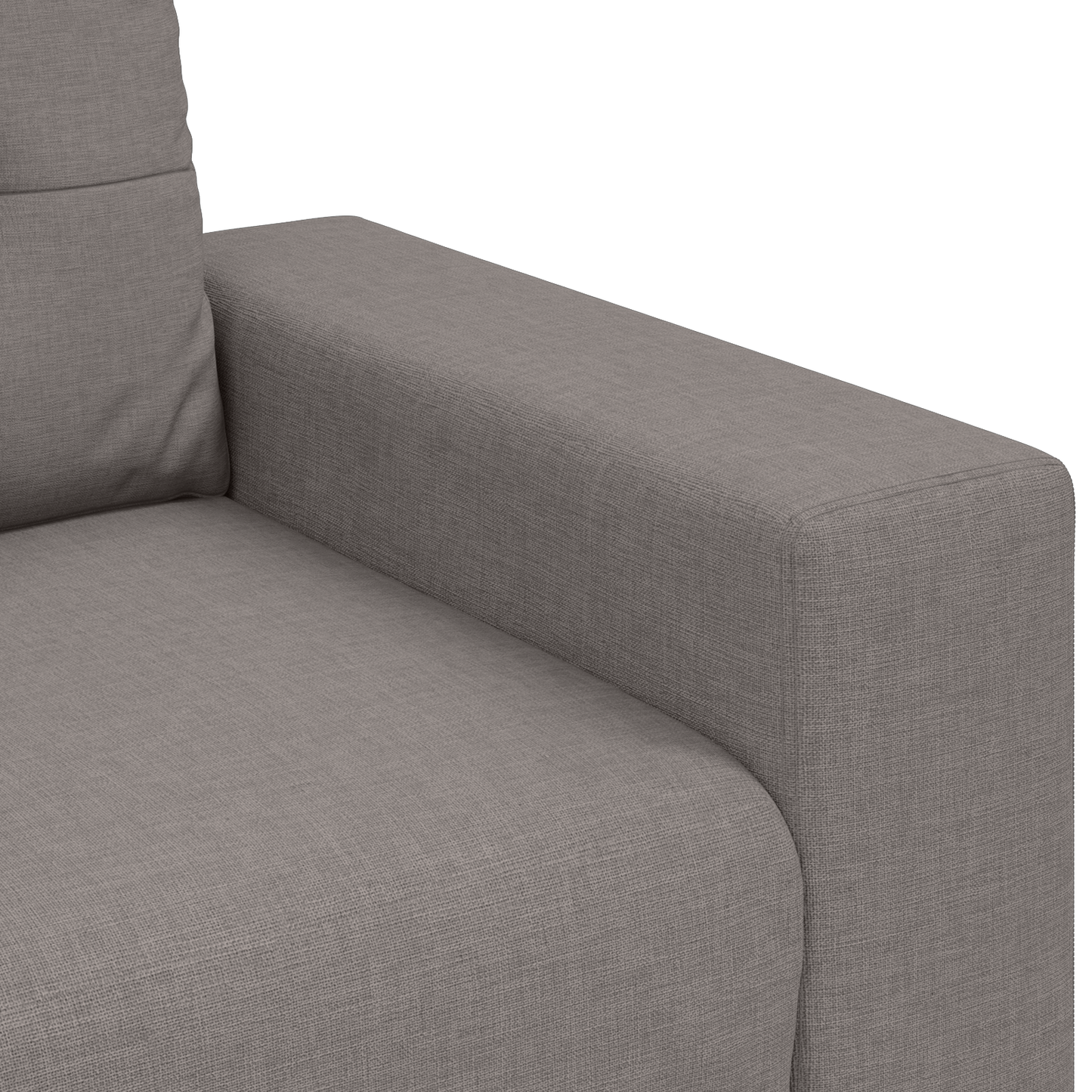 3-Delt Sofasæt Med Puder I Taupe Stof