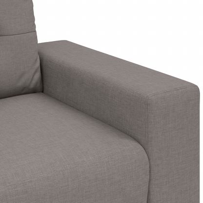 3-Delt Sofasæt Med Puder I Taupe Stof