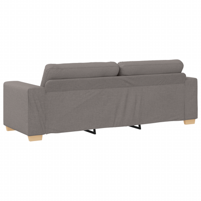 3-Delt Sofasæt Med Puder I Taupe Stof