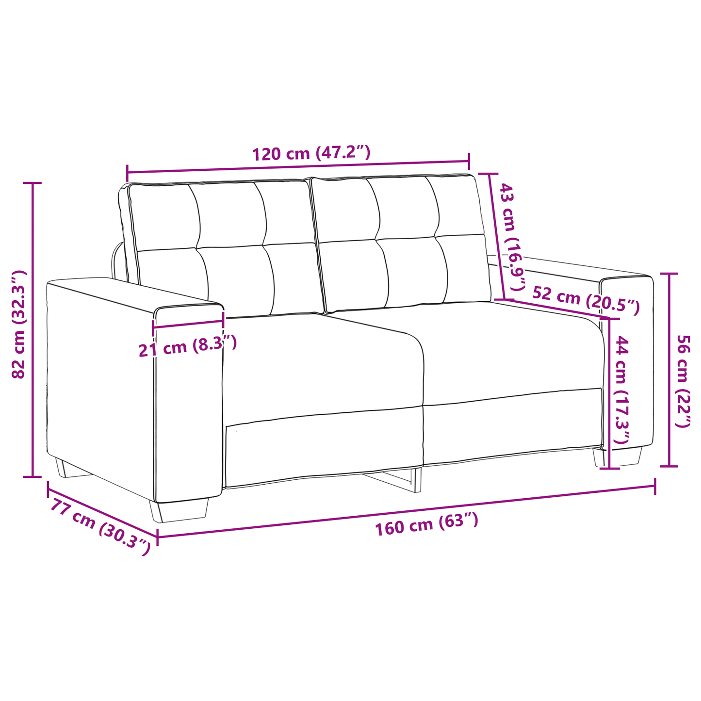 3-Delt Sofasæt Med Puder I Taupe Stof