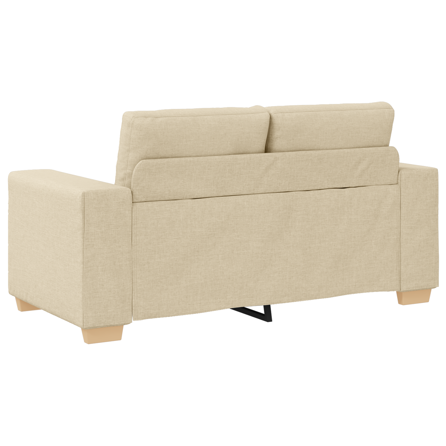 3-Delts Sofasæt Med Puder Cremefarvet Stof