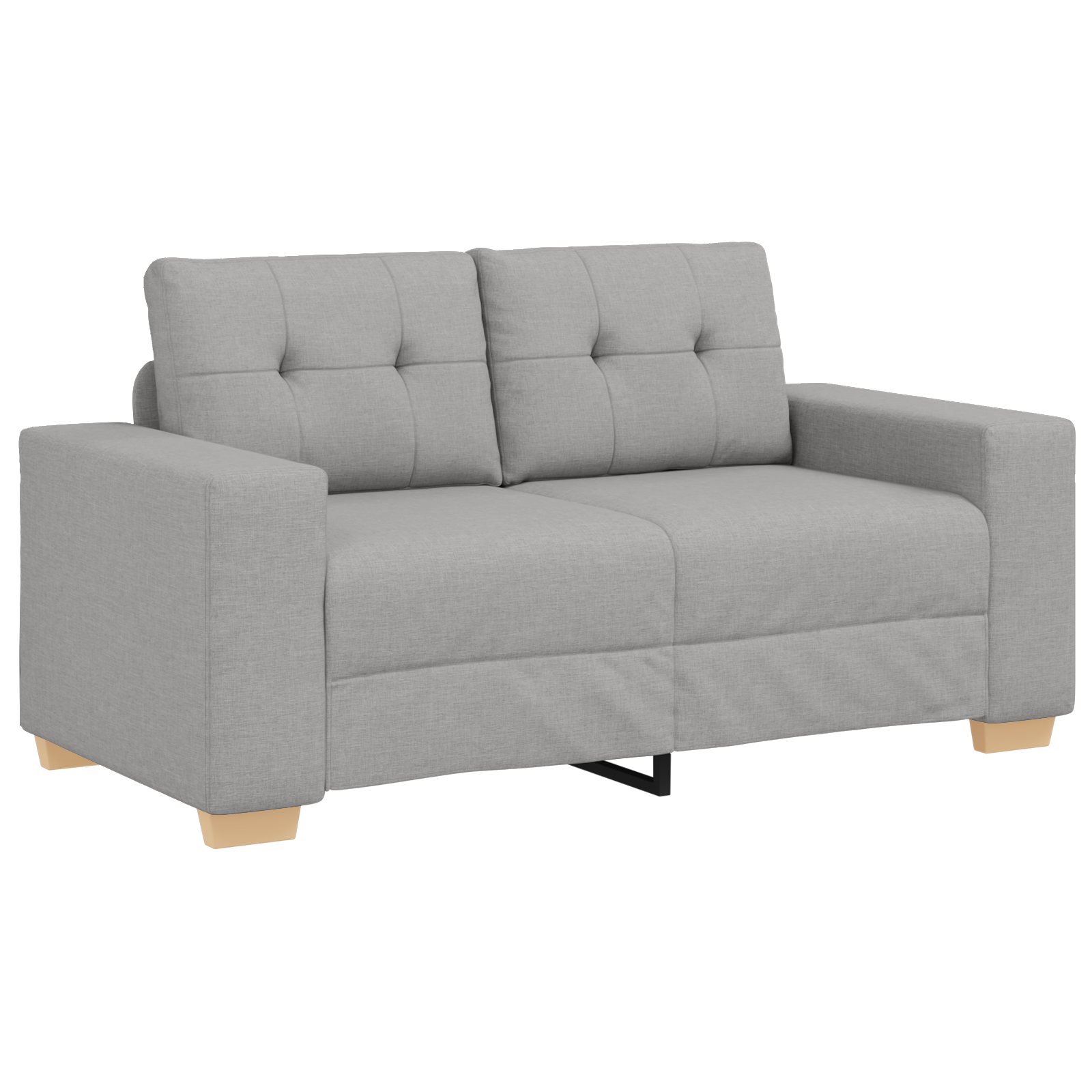 Sofa Sæt Med Pude Med Pude 3 Pcs Grå Stof - Billede 6