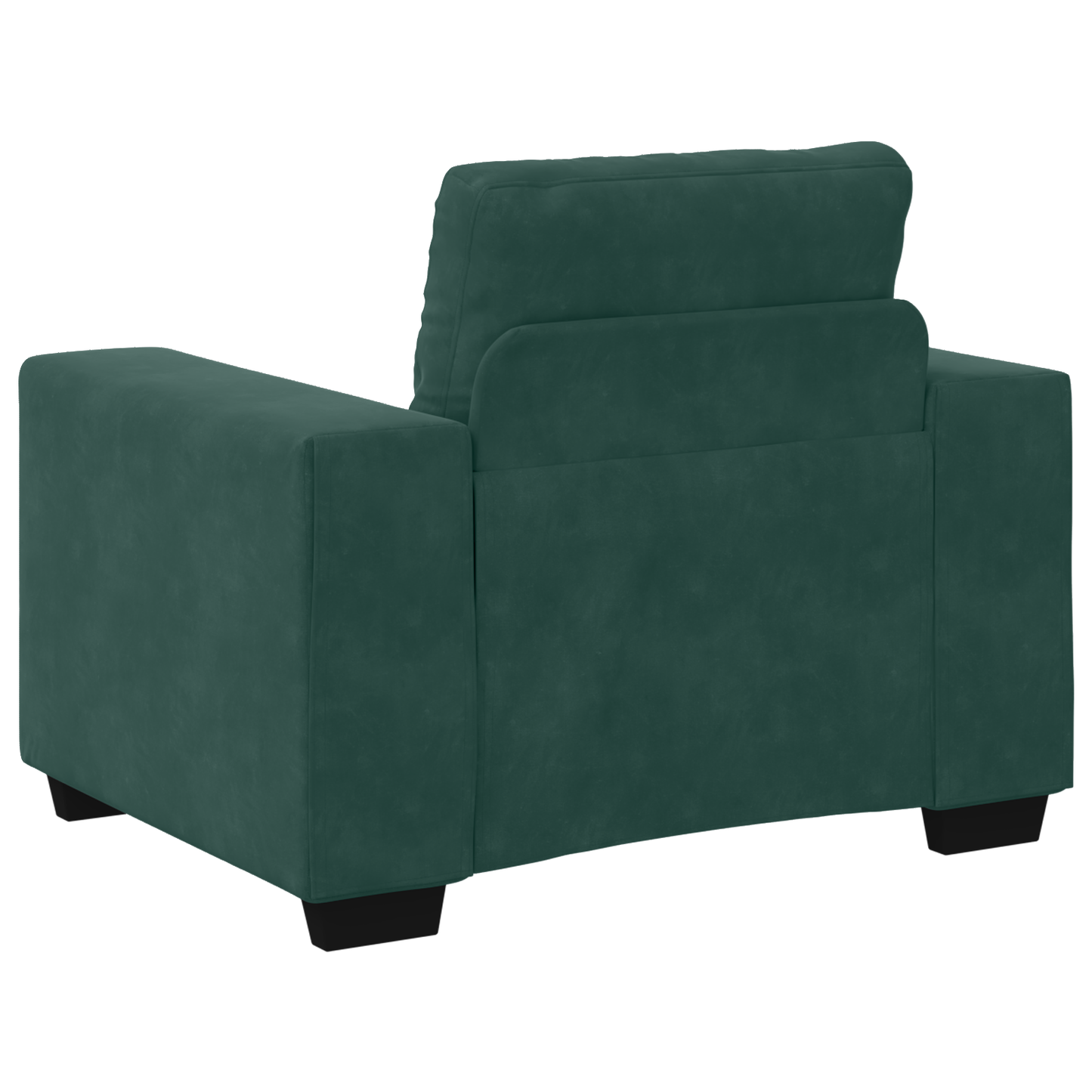 3-Delt Sofa Sæt Med Puder Mørkegrøn Fløjl