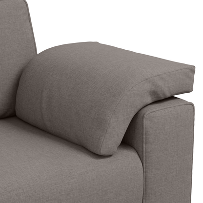 3 Personers Sofasæt Med Puder I Taupe Stof