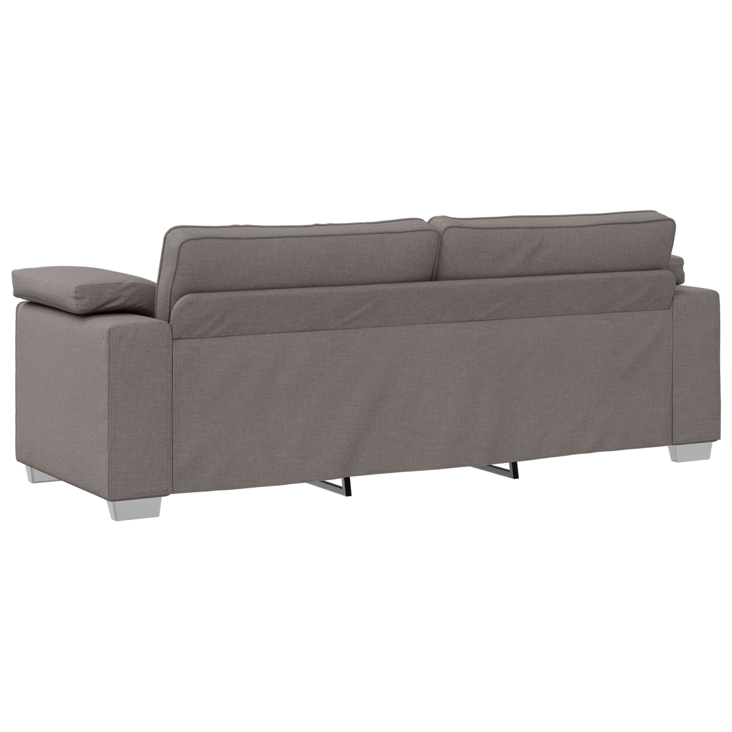3 Personers Sofasæt Med Puder I Taupe Stof