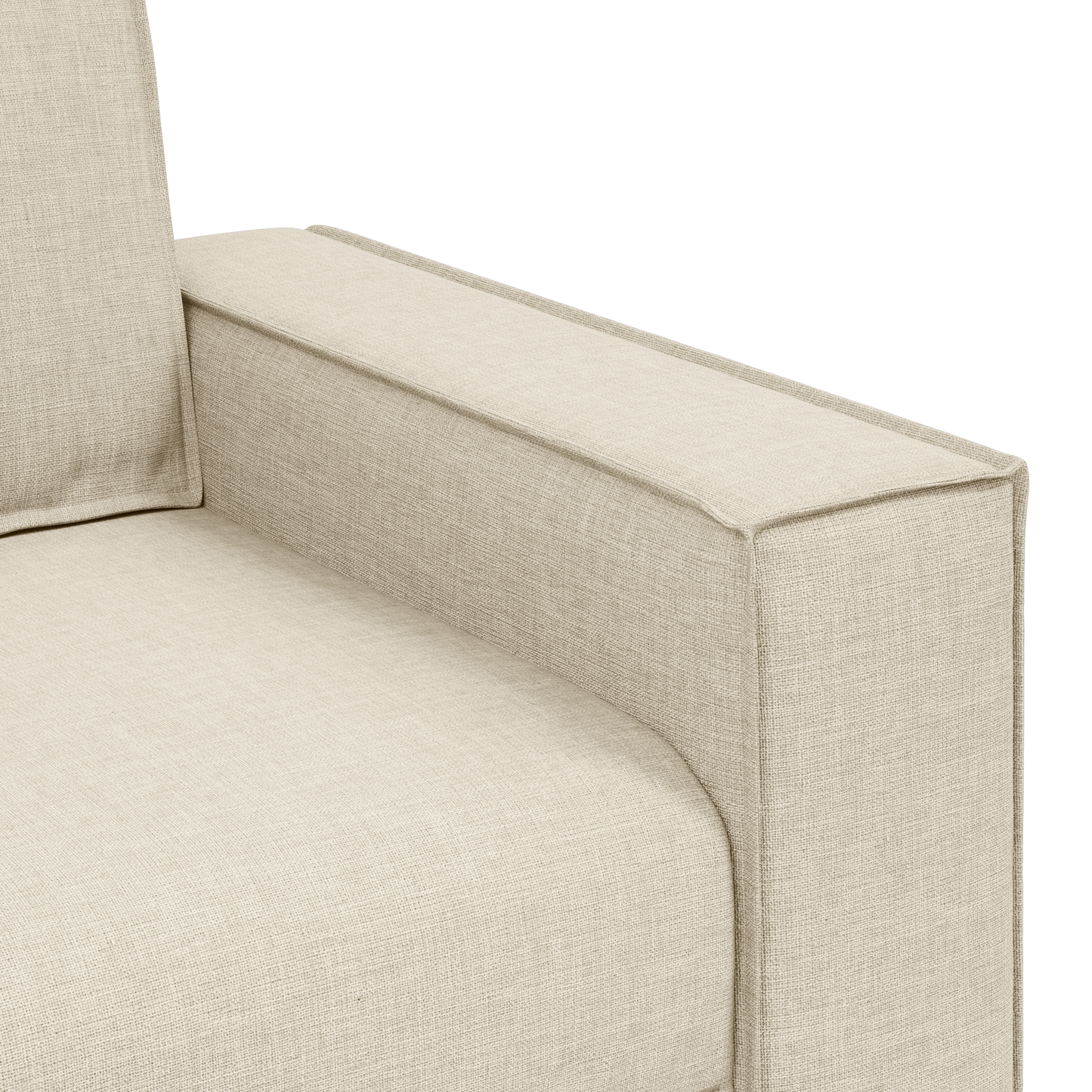 2-Personers Sofa Sæt Med Puder I Linned