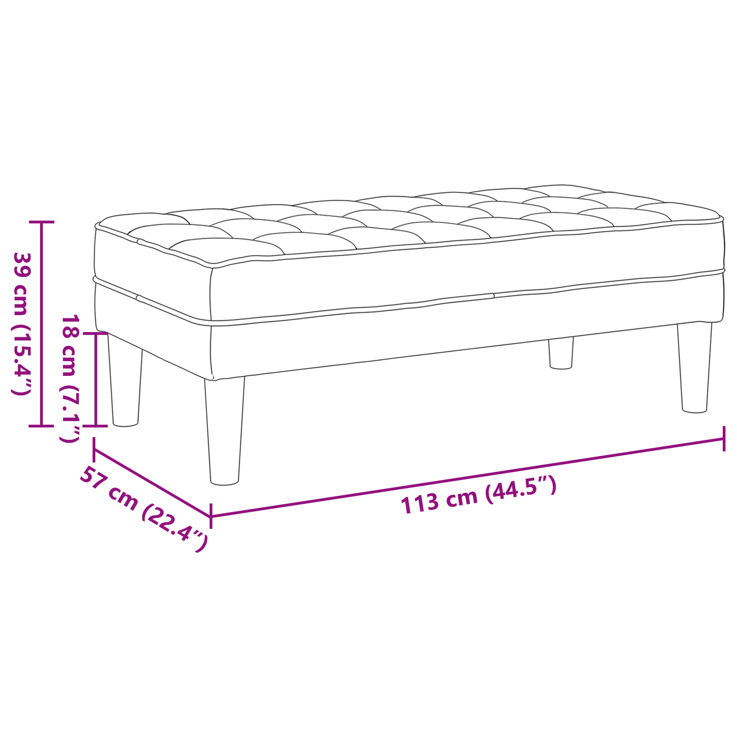 2 Stykke Sofa Sæt Med Puder Lysegrå Stof