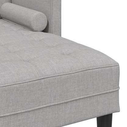2 Stykker Sofa Sæt Med Pudere Cloud Grå Stof