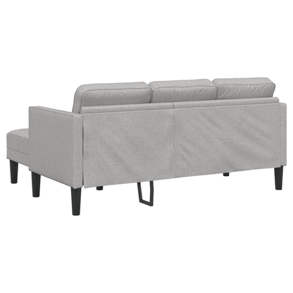 2 Stykker Sofa Sæt Med Pudere Cloud Grå Stof
