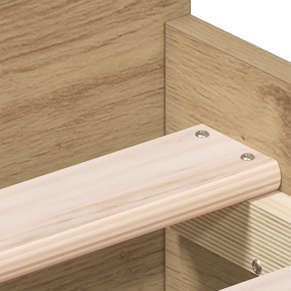 Senge Ramme Uden Madras Artisan Eg 75x190 Cm Konstrueret Træ - billede 9