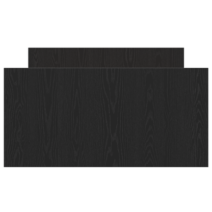 Seng Uden Madras Sort Eg 90x190 Cm Konstrueret Træ - billede 7