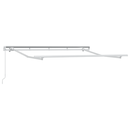 Utrækkelig Markise Creme og Hvid 250 X 200 Cm 2.5 X 2 M - billede 4