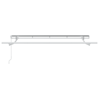 Utrækkelig Markise Creme og Hvid 250 X 200 Cm 2.5 X 2 M - billede 7