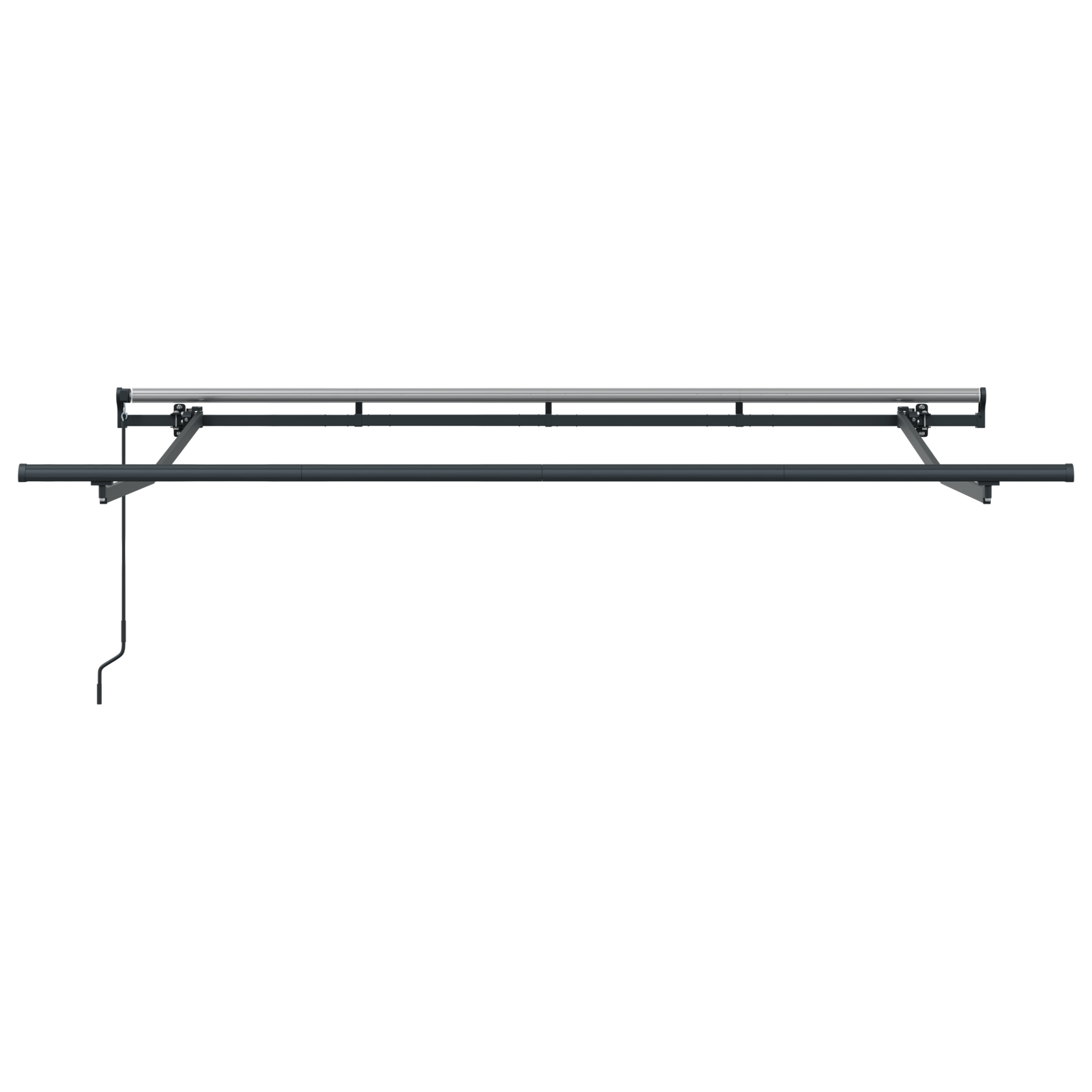 Utrækkelig Markise Creme og Antracit 250 X 200 Cm 2.5 X 2 M - billede 7