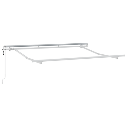 Utrækkelig Markise Creme og Hvid 250 X 200 Cm 2.5 X 2 M - billede 4