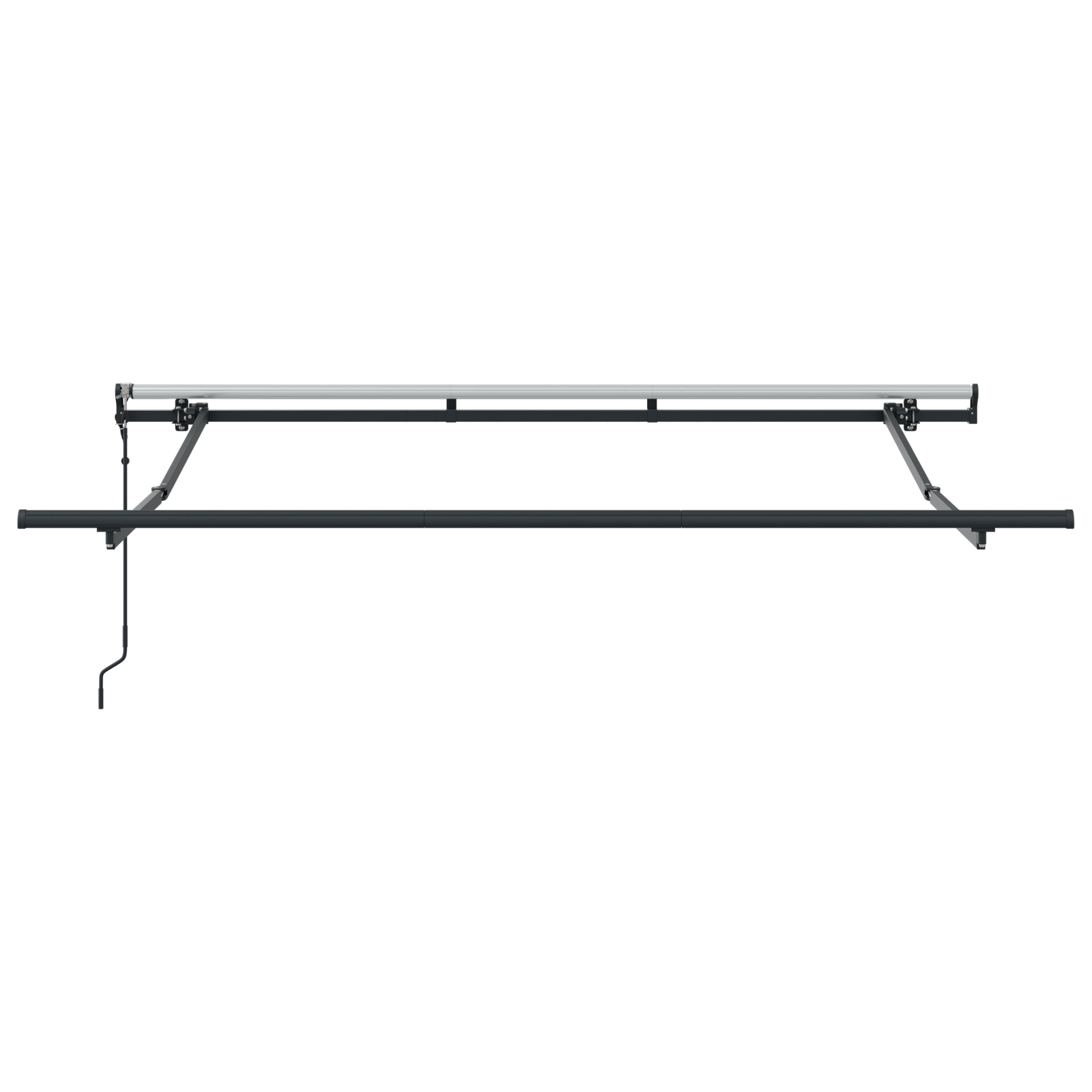Utrækkelig Markise Creme og Antracit 250 X 200 Cm 2.5 X 2 M - billede 7