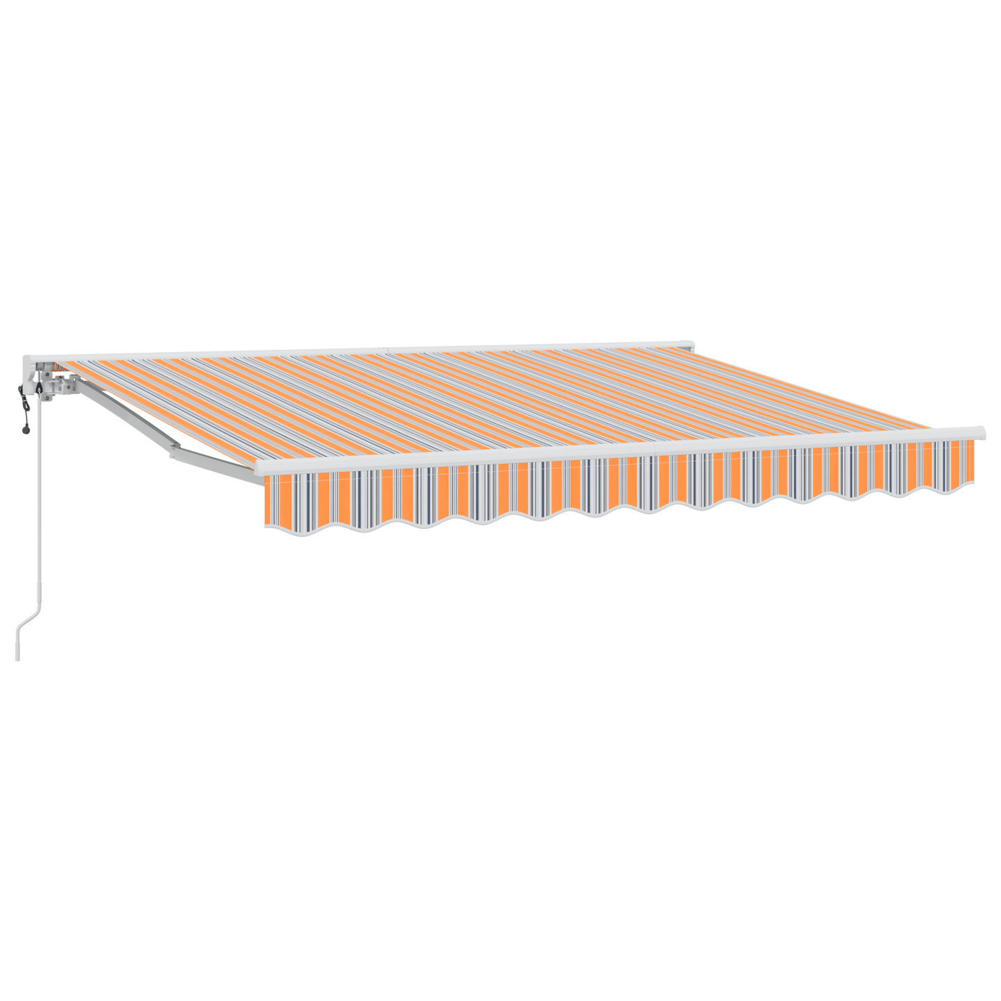 Utrækkelig Markise Marineblå 250x200 Cm - billede 2