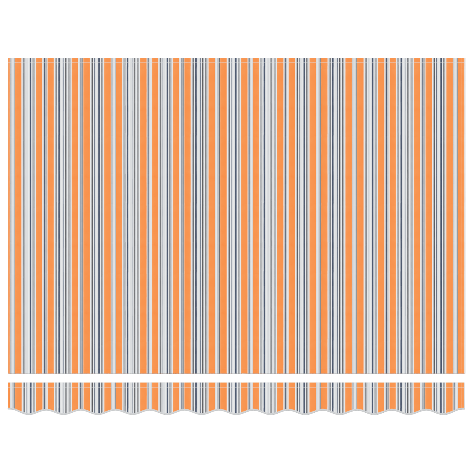 Utrækkelig Markise Gul og Orange og Hvid 250 X 200 Cm 2.5 X 2 M - billede 6