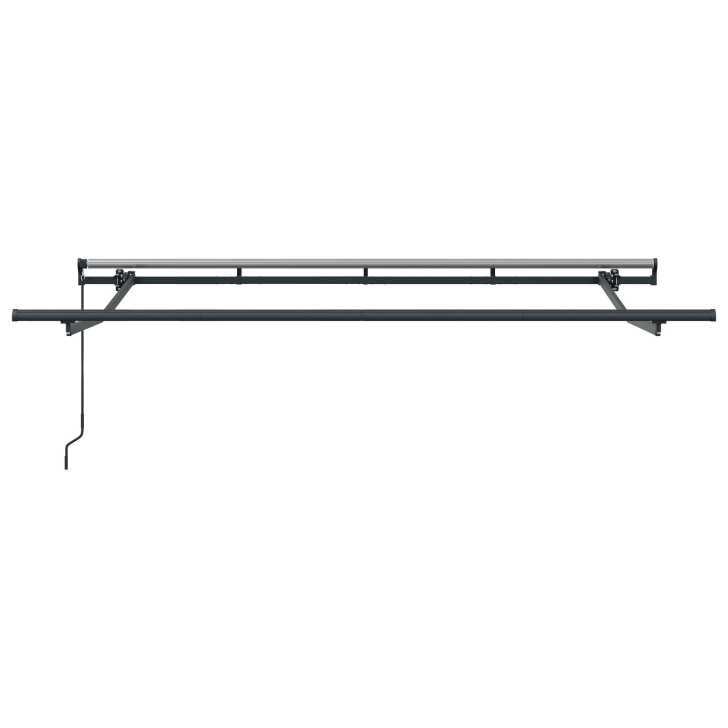 Utrækkelig Markise Gul og Orange og Hvid 250 X 200 Cm 2.5 X 2 M - billede 7