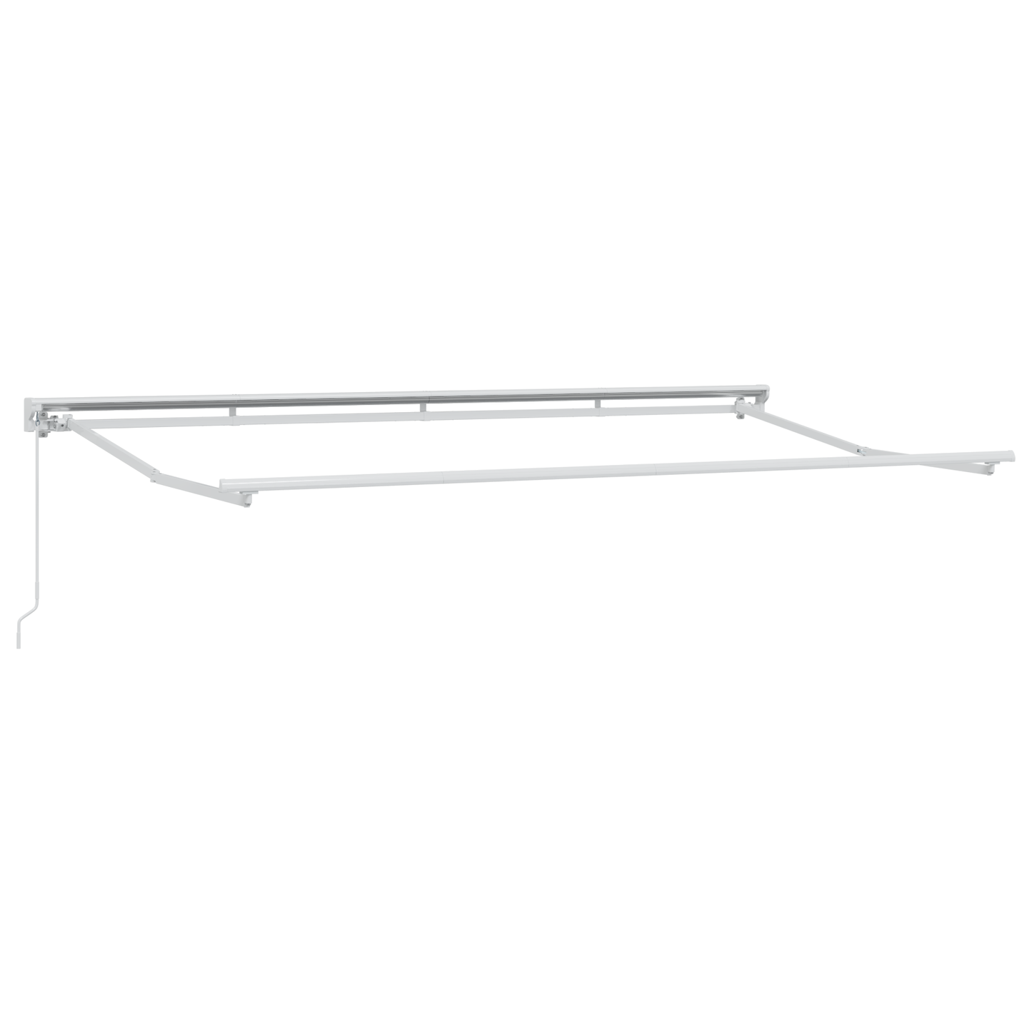 Utrækkelig Markise Blå og Hvid 350x200 Cm - billede 5