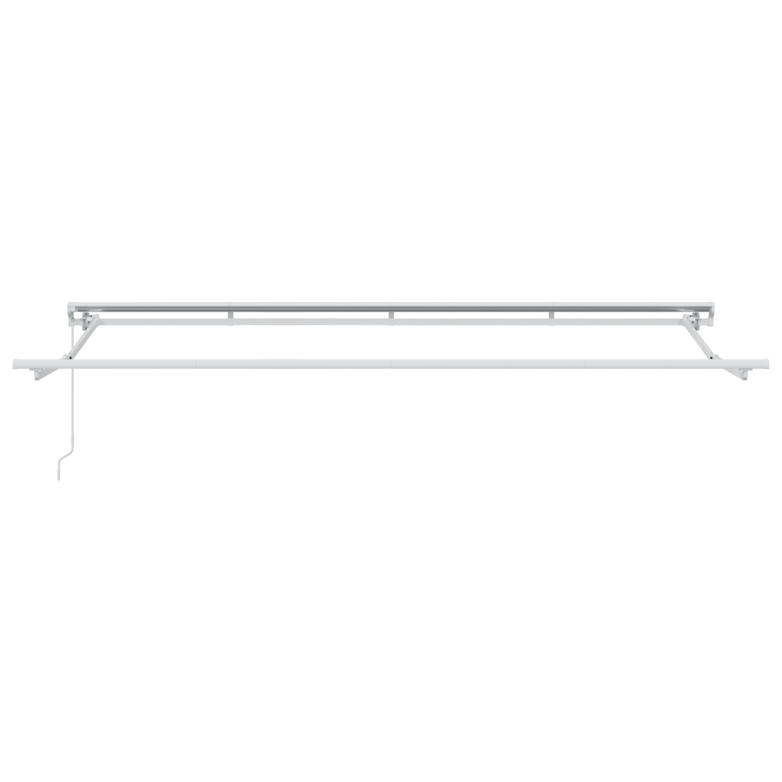 Utrækkelig Markise Blå og Hvid 350x200 Cm - billede 7