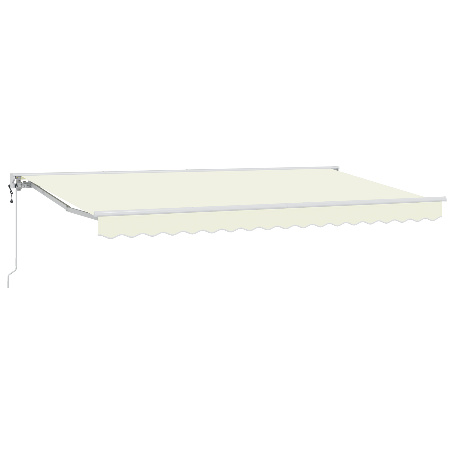 Utrækkelig Markise Creme 350x200 Cm Stof - billede 2
