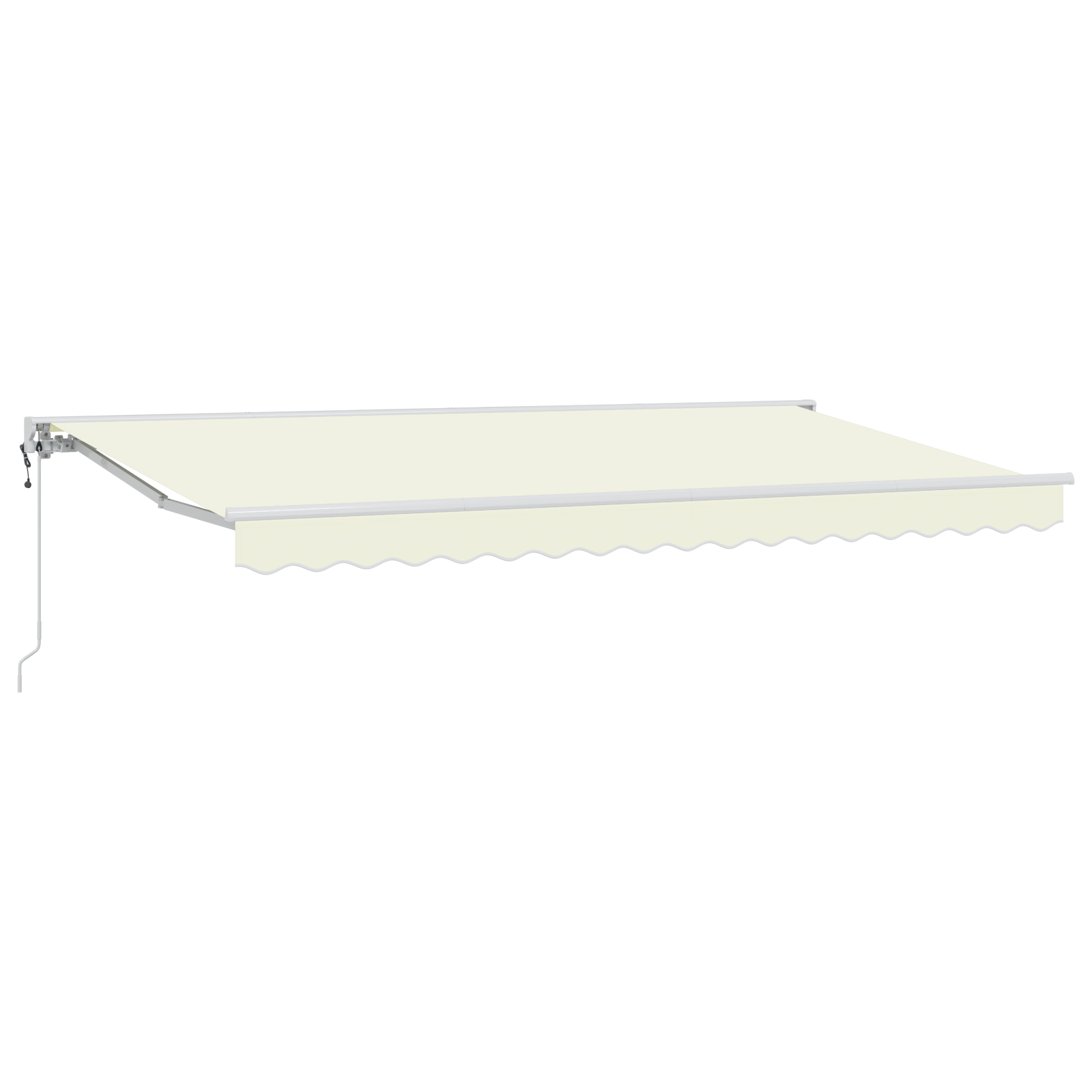 Utrækkelig Markise Creme 350x200 Cm Stof - billede 2