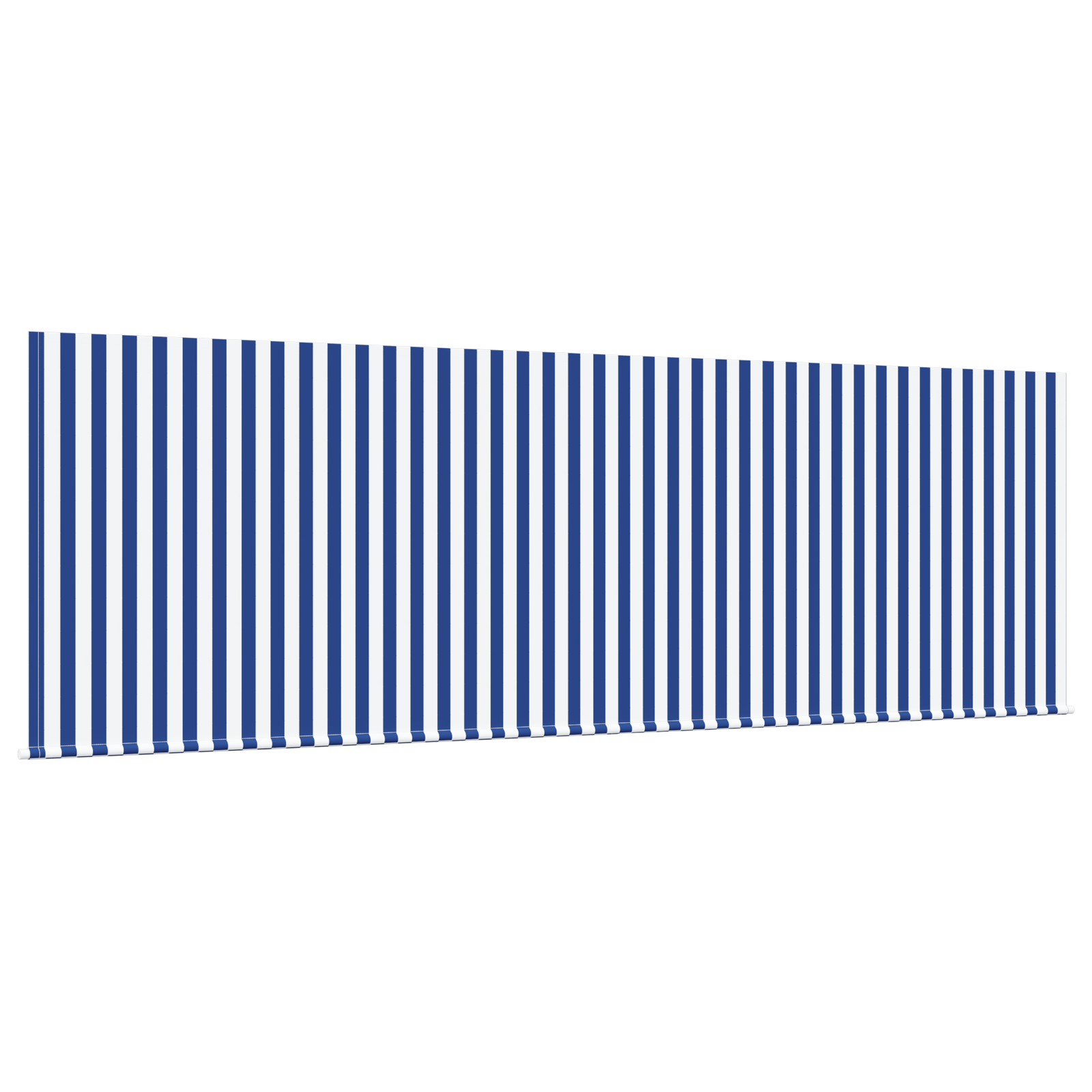 Utrækkelig Markise Stribet Blå og Hvid Hvid 350 X 200 Cm - billede 4