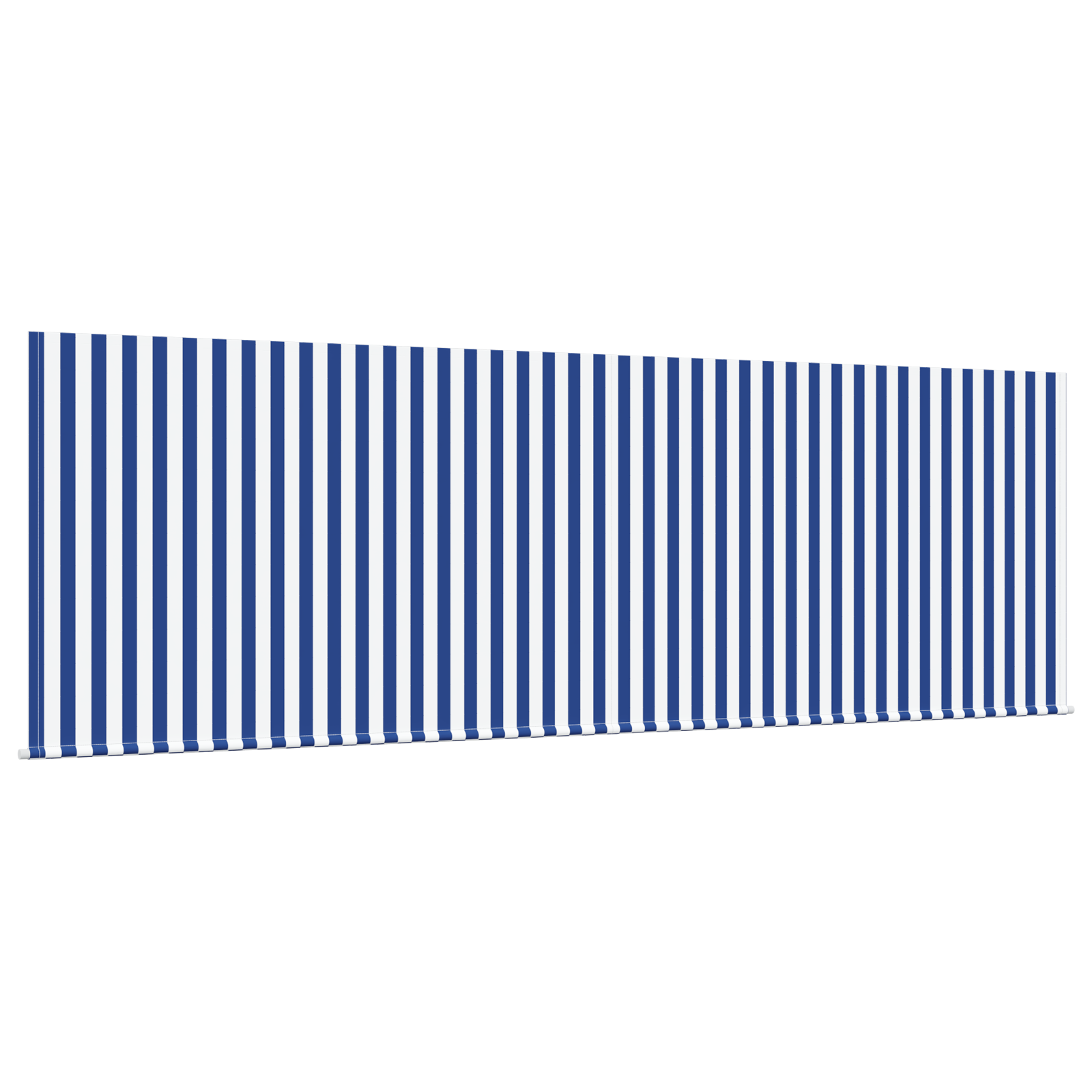 Utrækkelig Markise Stribet Blå og Hvid Hvid 350 X 200 Cm - billede 5