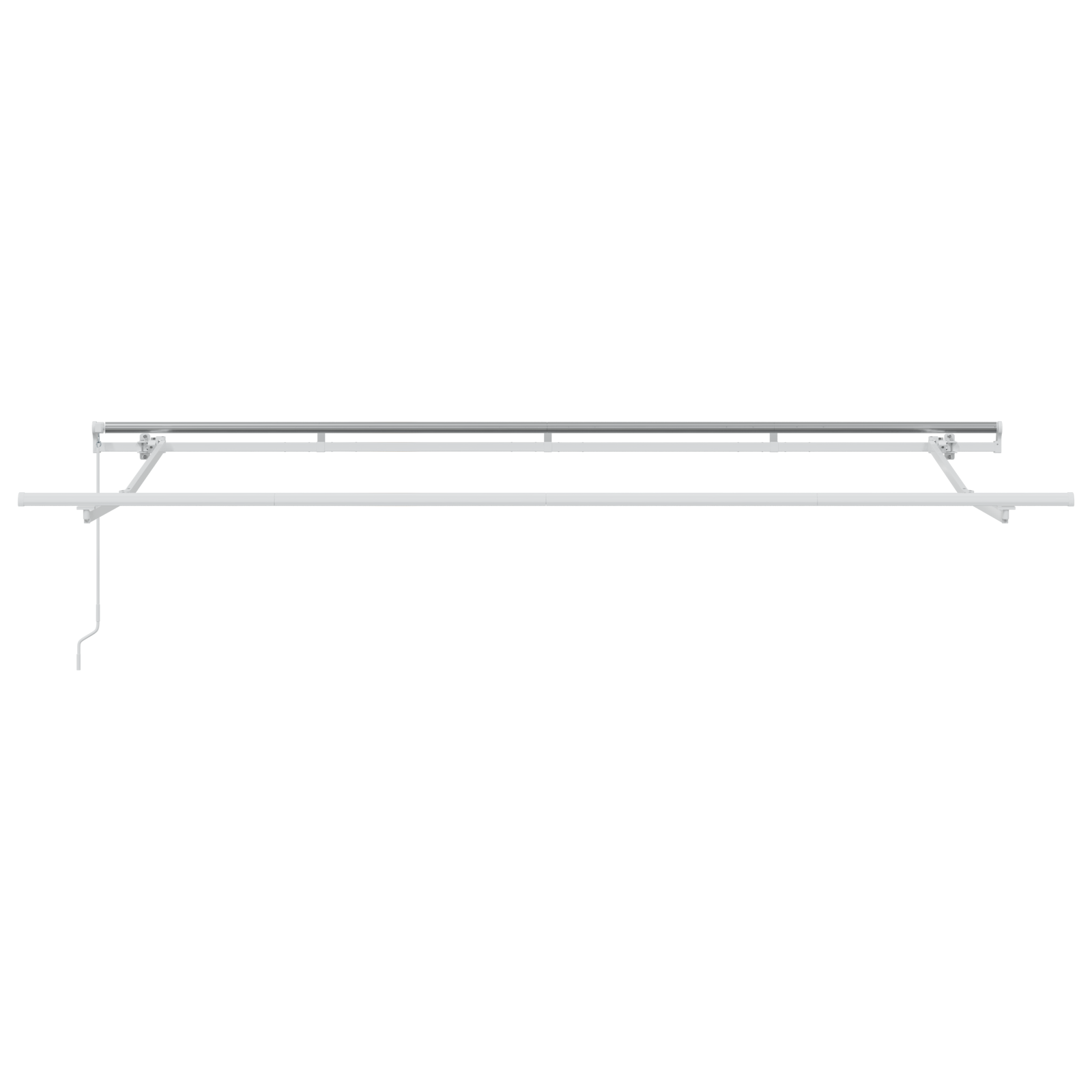 Markise med Blind Creme 350 X 200 X 120 Cm Stof, Metal - billede 7