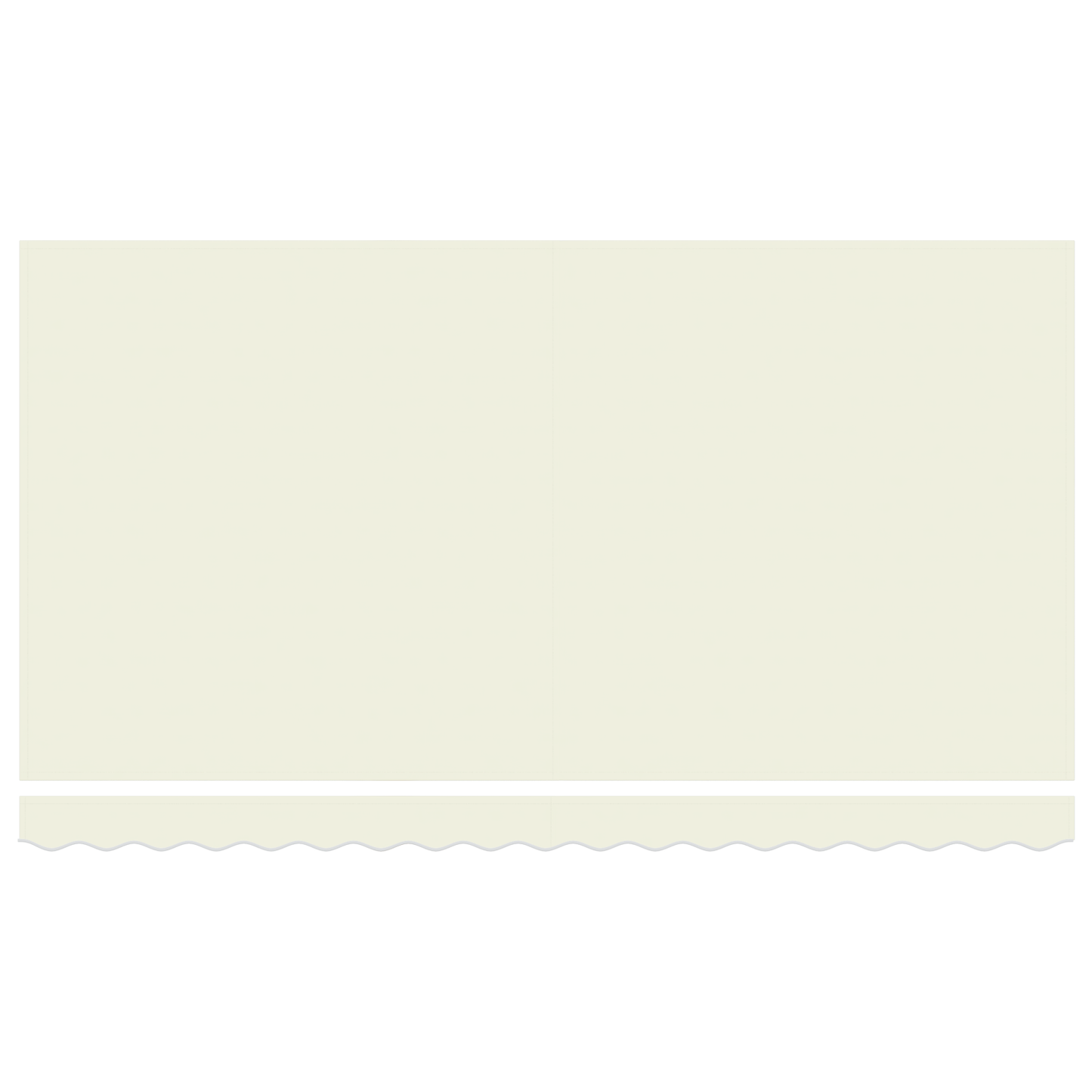 Markise med Blind Creme 350 X 200 X 120 Cm Stof, Metal - billede 9