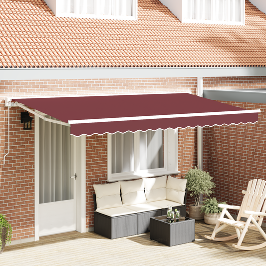 Utrækkelig Markise Bordeaux 350x200 Cm - hovedbillede