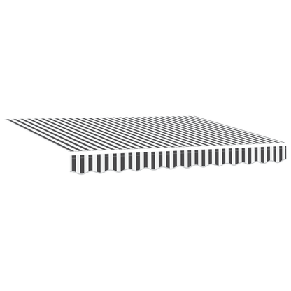Utrækkelig Markise Anthracit og Hvid 350x200 Cm - billede 4
