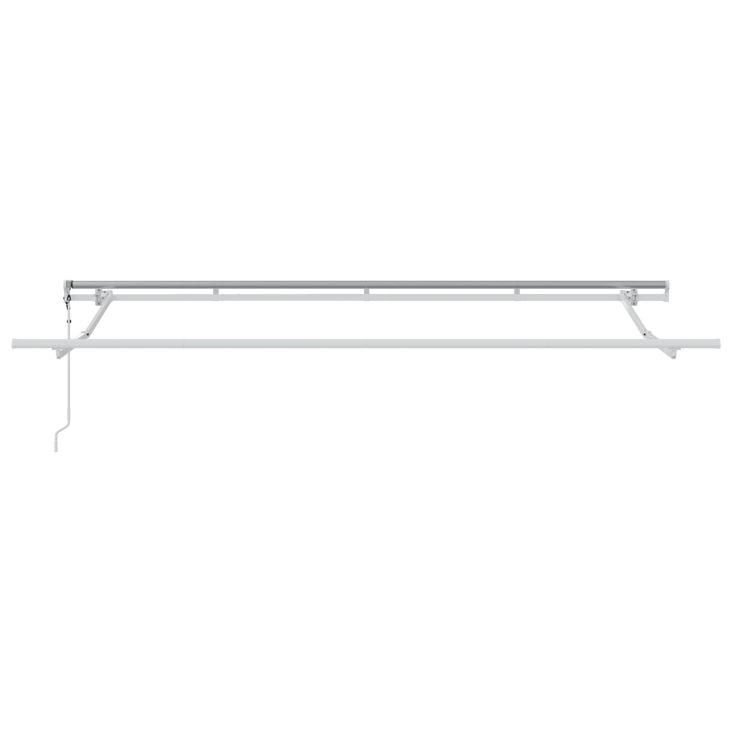 Utrækkelig Markise Blå og Hvid 400x200 Cm 400 X 200 Cm 4 X 2 M - billede 7