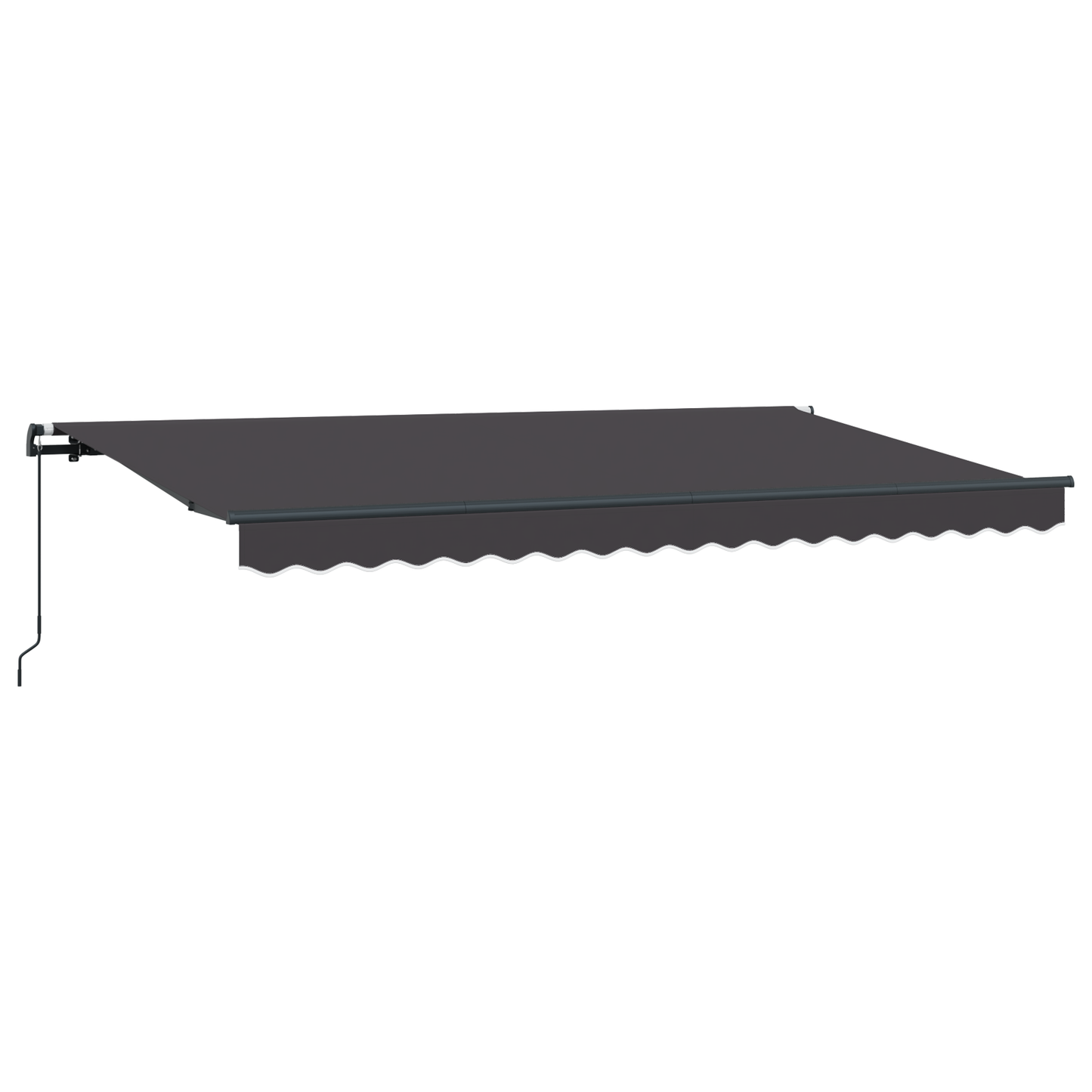 Utrækkelig Markise Antracit 400x200 Cm 400 X 200 Cm 4 X 2 M - billede 5