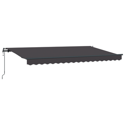Utrækkelig Markise Antracit 400x200 Cm 400 X 200 Cm 4 X 2 M - billede 5