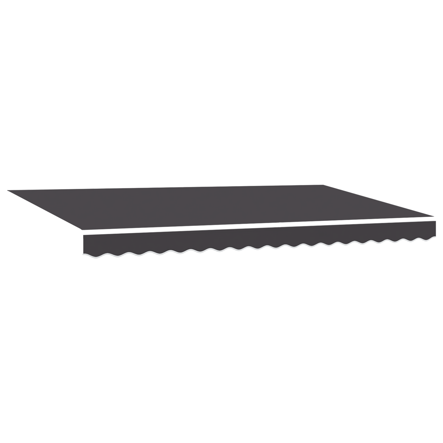 Utrækkelig Markise Antracit 400x200 Cm 400 X 200 Cm 4 X 2 M - billede 2