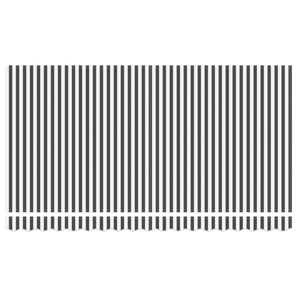 Utrækkelig Markise Anthracit og Hvid 400x200 Cm - billede 6