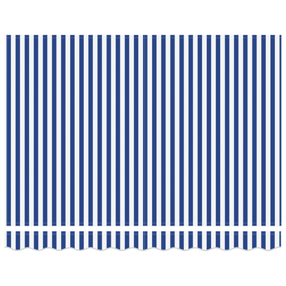 Utrækkelig Markise Blå og Hvid 300x250 Cm - billede 6