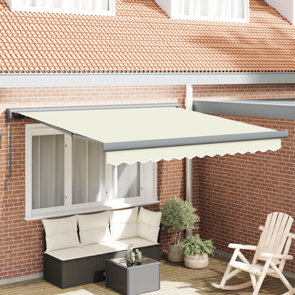 Manuel Udtækkelig Markise Creme 300x250 Cm - hovedbillede