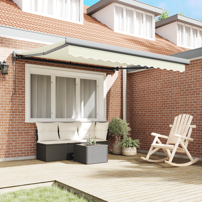 Automatisk Utrækkelig Markise Creme 300 X 250 Cm - billede 3
